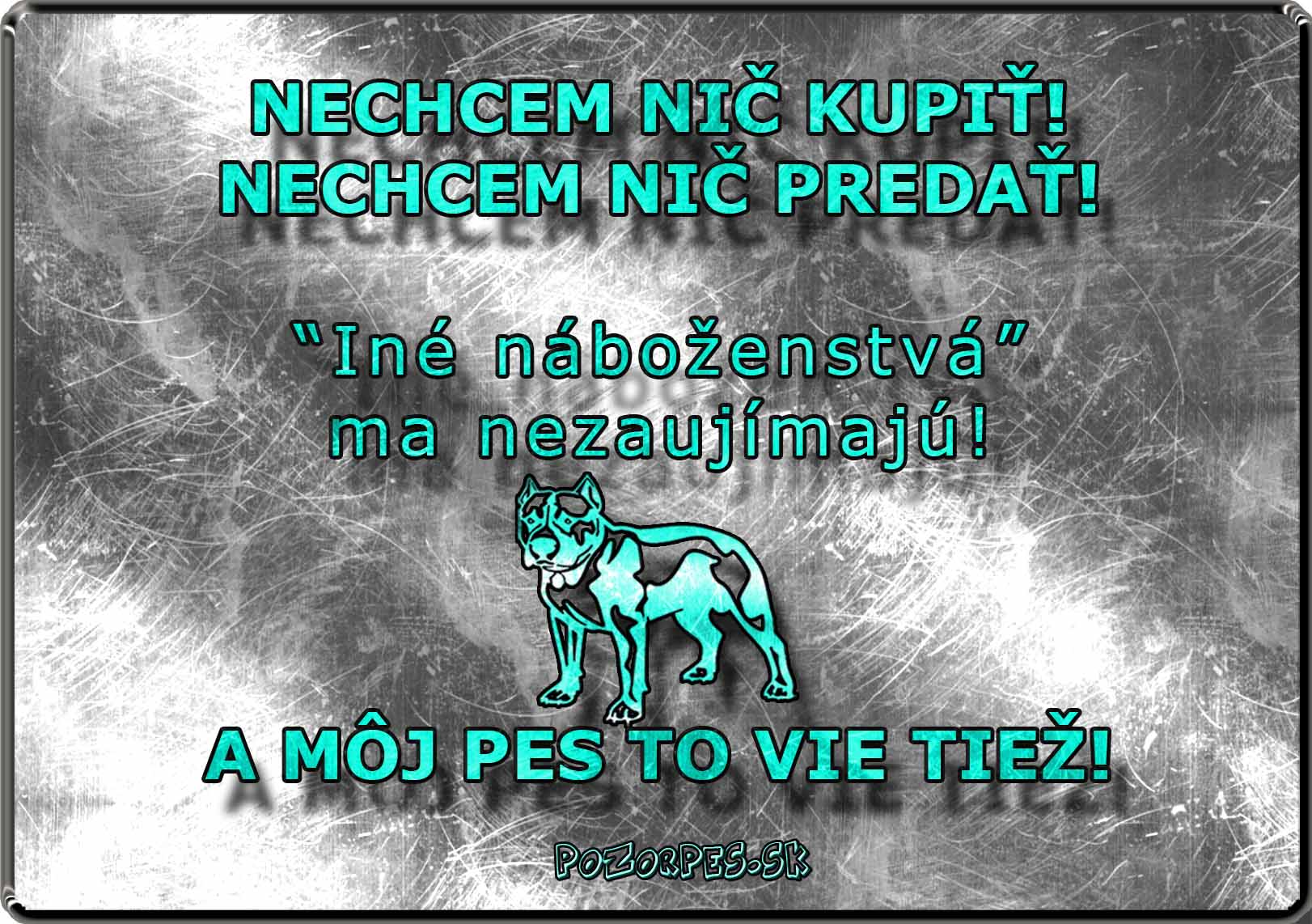 Pozorpes.sk, výstražná tabuľka