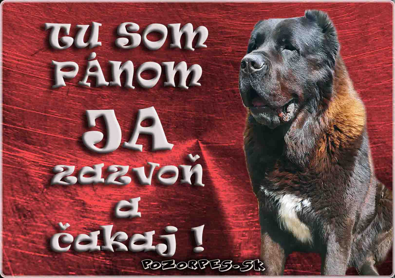 Pozorpes.sk, výstražná tabuľka