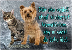 Hliníková tabuľka pozorpes.sk