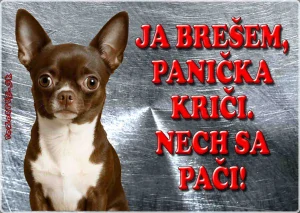 Pozorpes.sk, výstražná tabuľka